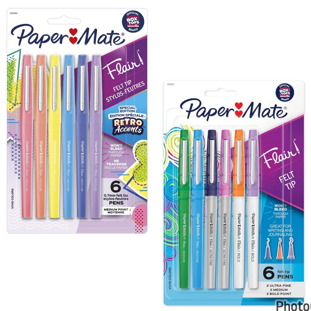 Paper Mate Flair Felt Tip Pens